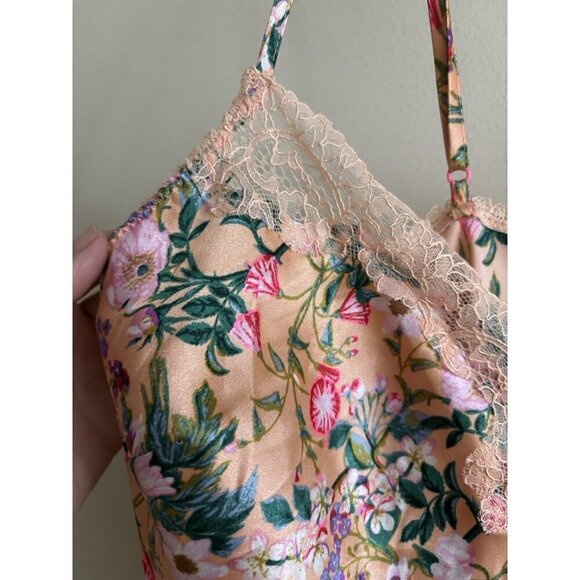 Victorias secret VS Victoria’s Secret floral flowers slip lingerie Gown size L - Picture 6 of 12